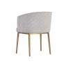 Cornella Dining Armchair - Polo Club Stone - Back Angle