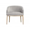 Cornella Lounge Chair - Polo Club Stone - Front View