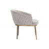 Cornella Lounge Chair - Polo Club Stone - Side Angle