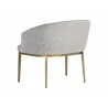 Cornella Lounge Chair - Polo Club Stone - Back Angle - Cornella Lounge Chair - Polo Club Stone - Back Angle
