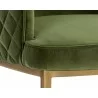 Cornella Lounge Chair - Forest Green - Leg Close-Up - Cornella Lounge Chair - Forest Green - Leg Close-Up