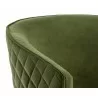 Cornella Lounge Chair - Forest Green - Seat Back Close-Up - Cornella Lounge Chair - Forest Green - Seat Back Close-Up