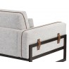 Sunpan Belinda Sofa - Symphony Greige - Sofa Close-Up