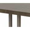 Jade Dining Table - Antique Silver - Ash Grey - 79" - Table Edge