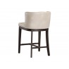 Hayden Counter Stool - Bravo Cream - Back Angle