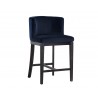 Hayden Counter Stool - Metropolis Blue - Angled View