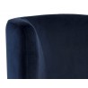 Hayden Counter Stool - Metropolis Blue - Seat Back Close-up