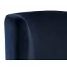 Hayden Counter Stool - Metropolis Blue - Seat Back Close-up - Hayden Counter Stool - Metropolis Blue - Seat Back Close-up