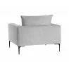 Virgo Armchair - Polo Club Stone - Back Angle - Virgo Armchair - Polo Club Stone - Back Angle