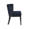 Hayden Dining Chair - Metropolis Blue - Side Angle