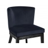 Hayden Dining Chair - Metropolis Blue - Angled Close-up