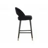 Monae Barstool - Abbington Black - Side Angle - Monae Barstool - Abbington Black - Side Angle