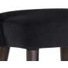 Monae Barstool - Abbington Black - Seat Close-Up