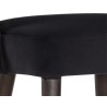 Monae Counter Stool - Abbington Black - Seat Close-up