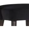 Monae Counter Stool - Abbington Black - Seat Close-up - Monae Counter Stool - Abbington Black - Seat Close-up