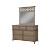 Alpine Furniture Potter Dresser in French Truffle - Angled