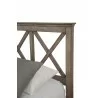 Alpine Furniture Potter Full Size Bed in French Truffle - Headboard Detail - Alpine Furniture Potter Full Size Bed in French Truffle - Headboard Detail