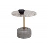 SUNPAN Romeo End Table, Frontview with Decor