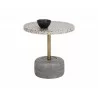 SUNPAN Romeo End Table, Frontview with Decor - SUNPAN Romeo End Table, Frontview with Decor
