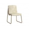 Anton Dining Chair - Bravo Cream - Angled View