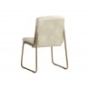 Anton Dining Chair - Bravo Cream - Back Angle