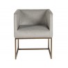 Kwan Lounge Chair - Polo Club Stone - Front