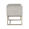 Kwan Lounge Chair - Polo Club Stone - Side Angle