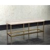 Alley Bench - Burnished Brass - Piccolo Prosecco - Lifestyle