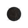 Sunpan Anak Side Table in Black - Table Top View