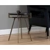 Sunpan Anak Side Table in Black - Lifestyle - Sunpan Anak Side Table in Black - Lifestyle
