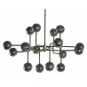 Deimos Chandelier - Large - Smoke Grey - Side - Deimos Chandelier - Large - Smoke Grey - Side