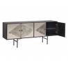 Sunpan Arlington Sideboard - Large - Angled with Opened Cabinet 