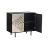 Sunpan Arlington Sideboard - Small - Angled with Opened Cabinet