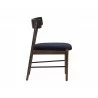 SUNPAN Madison Dining Chair - Abbington Navy, Bravo Ash, Bravo Cream, Polo Club Stone, Side Angle - SUNPAN Madison Dining Chair - Abbington Navy, Bravo Ash, Bravo Cream, Polo Club Stone, Side Angle
