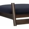 SUNPAN Madison Dining Chair - Abbington Navy, Bravo Ash, Bravo Cream, Polo Club Stone, Seat Back Close-up - SUNPAN Madison Dining Chair - Abbington Navy, Bravo Ash, Bravo Cream, Polo Club Stone, Seat Back Close-up