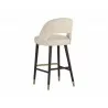 Monae Barstool - Bravo Cream / Polo Club Muslin - Back Angle - Monae Barstool - Bravo Cream / Polo Club Muslin - Back Angle