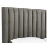 Yosi Bed - Queen - Antonio Charcoal - Head Board Close-Up