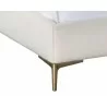 Sunpan Cairo Bed - King - Antonio Porcelain - Leg Detail - Sunpan Cairo Bed - King - Antonio Porcelain - Leg Detail