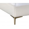 Sunpan Cairo Bed - Queen - Antonio Porcelain - Leg Close-Up