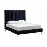 Yosi Bed - Queen - Abbington Navy - Angled View - Yosi Bed - Queen - Abbington Navy - Angled View