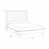 Yosi Bed - Queen - Abbington Navy - Dimensions - Yosi Bed - Queen - Abbington Navy - Dimensions