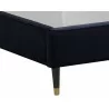 Yosi Bed - Queen - Abbington Navy - Leg Detail - Yosi Bed - Queen - Abbington Navy - Leg Detail