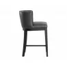 Hayden Counter Stool - Bravo Portabella - Side Angle - Hayden Counter Stool - Bravo Portabella - Side Angle