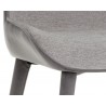 Jesmond Dining Chair - Polo Club Stone / Antonio Charcoal - Seat Close-up