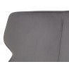 Jesmond Dining Chair - Polo Club Stone / Antonio Charcoal - Back Angle Close-up