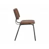 Berkley Dining Chair - Bravo Cognac - Side Angle - Berkley Dining Chair - Bravo Cognac - Side Angle