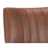 Berkley Dining Chair - Bravo Cognac - Seat Back Close-up