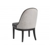 Liana Dining Chair - Bravo Portabella / Polo Club Stone - Back Angle