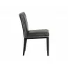 Vintage Dining Chair - Coal Black - Side Angl - Vintage Dining Chair - Coal Black - Side Angl