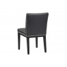 Vintage Dining Chair - Coal Black - Back Angle